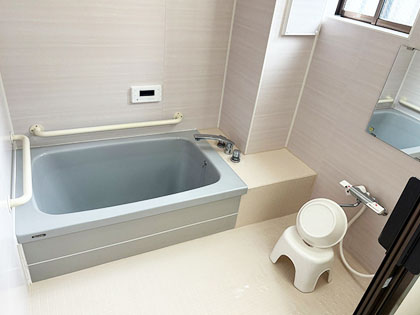 リフォームした綺麗な浴室